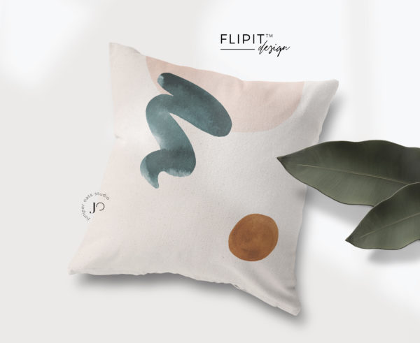 Juniper-minimalist-pillow-case-mid-mod-abstract-arch-blush-front