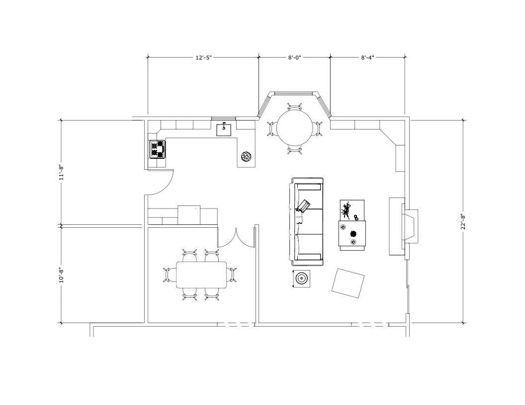Floor Plan Before
